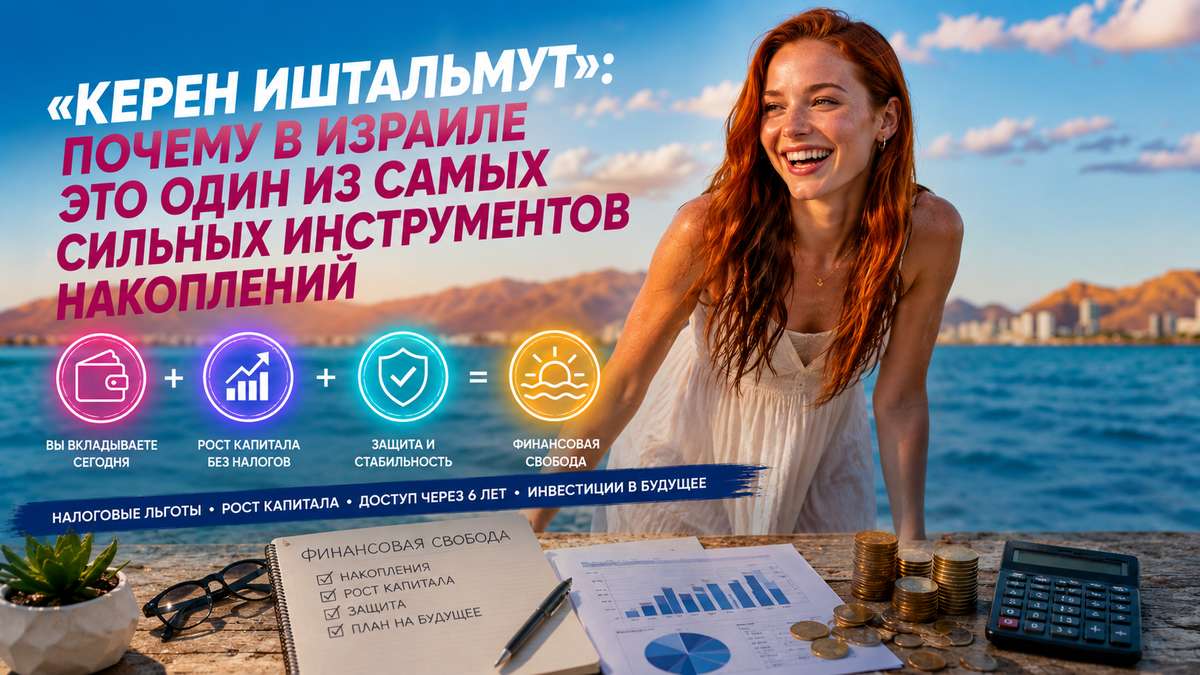 «Керен иштальмут»: почему в Израиле это один из самых сильных инструментов накоплений